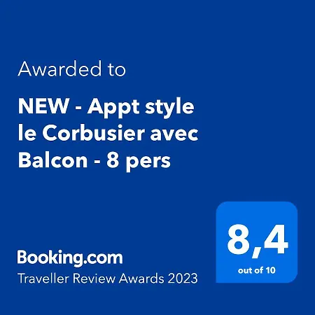 Apartment New - Appt Style Le Corbusier Avec Balcon - 8 Pers Paris