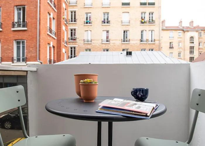 New - Appt Style Le Corbusier Avec Balcon - 8 Pers Apartamento *