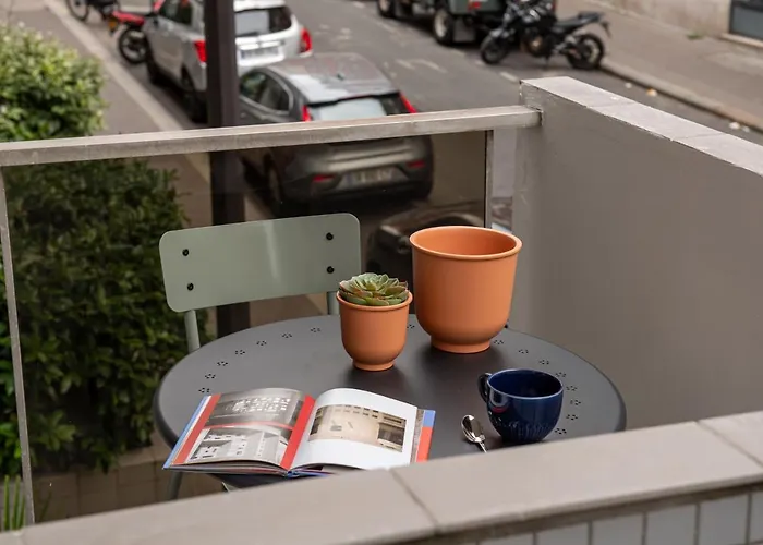 New - Appt Style Le Corbusier Avec Balcon - 8 Pers Apartamento *